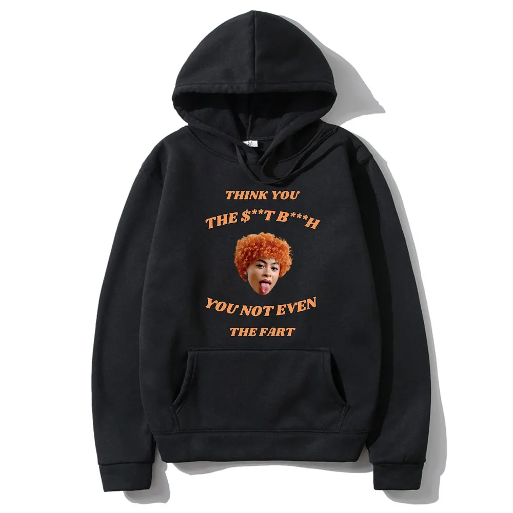 

Funny Ice Spice Think You Meme Graphic Hoodie Men Women Hip Hop Casual Vintage Pullover Hoodies Male Fleece Oversized Sweatshirt