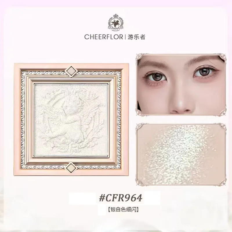 Cheerflor Highlighter Poweder Shimmer Glitter Fine Flash Longlasting High Gloss Facial Brighten Contour Makeup