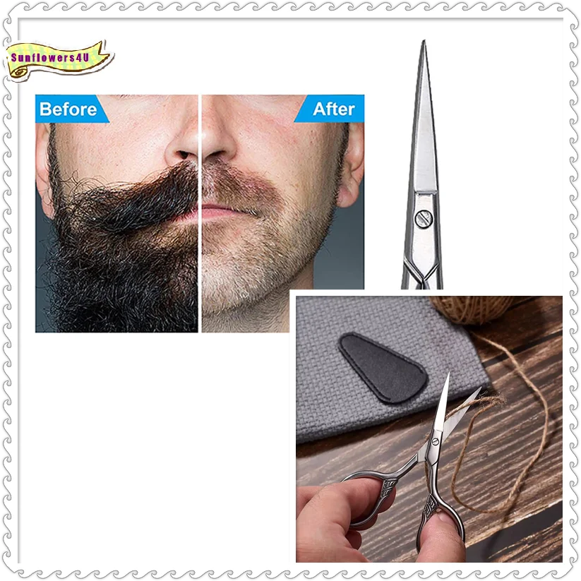 1Pcs Stainless Steel Small Makeup Grooming Scissors Eyebrows For Manicure Nail Cuticle Beard And Mustache Trimmer Nose Hair Tool