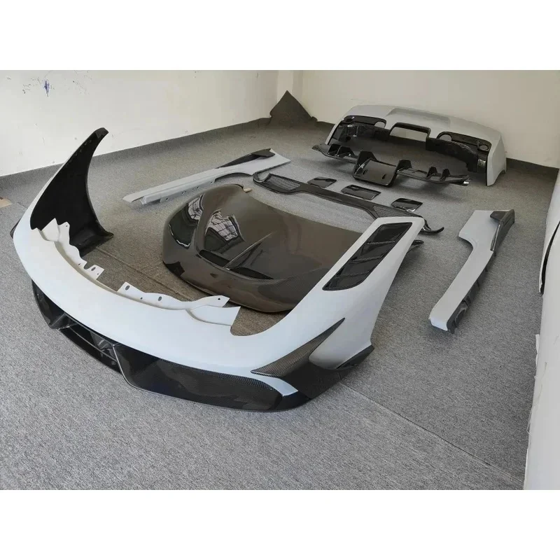 High Quality Factory Hot Sale SP Style Engine Hood, Side Skirts & Front/Rear Bumper Body Kit 4 Car Parts