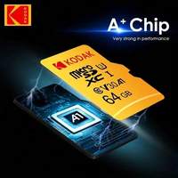 Kodak 32GB-256GB Micro SD Memory Card - High Speed ​​Class 10 U3 UHS-I for Smartphones, Digital Cameras, Tablets and Drones