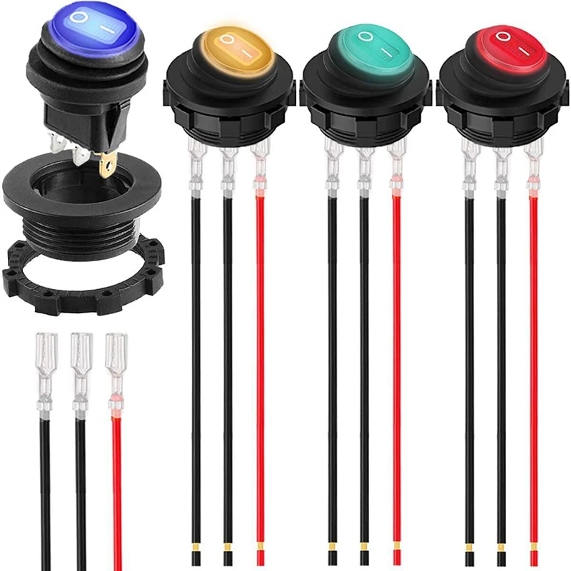 Car Modification Switch 12V Car Charger Panel Combination Switch Rocker Charger Combination