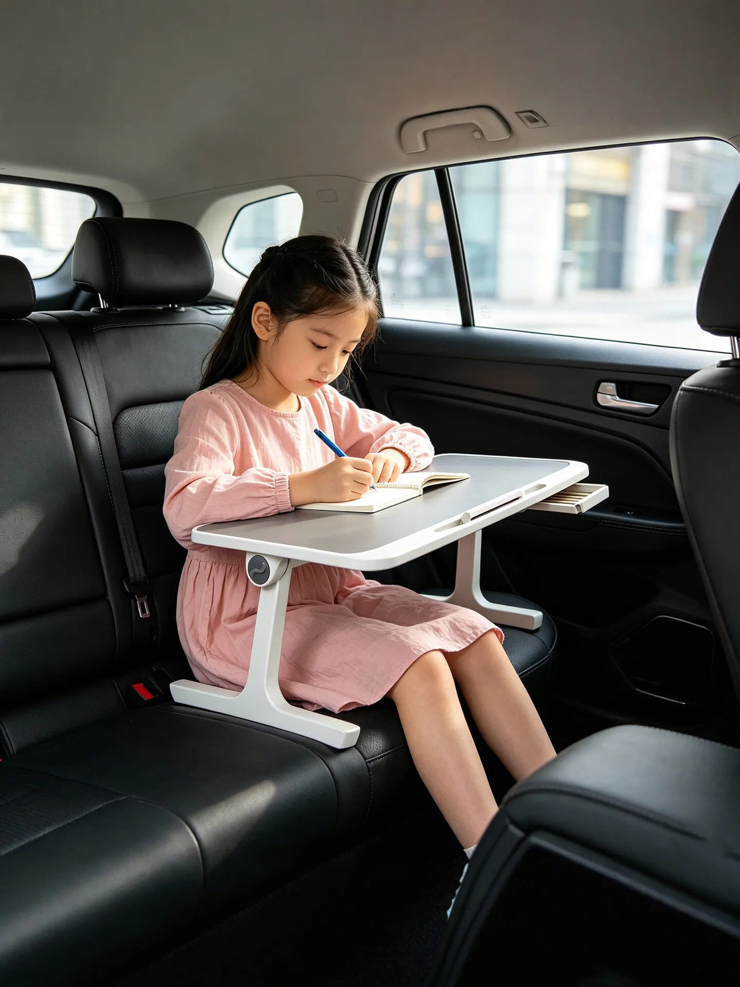 car-mounted-multi-functional-learning-desk-portable-laptop-plate-children's-homework-writing-armrest-storage-organizer