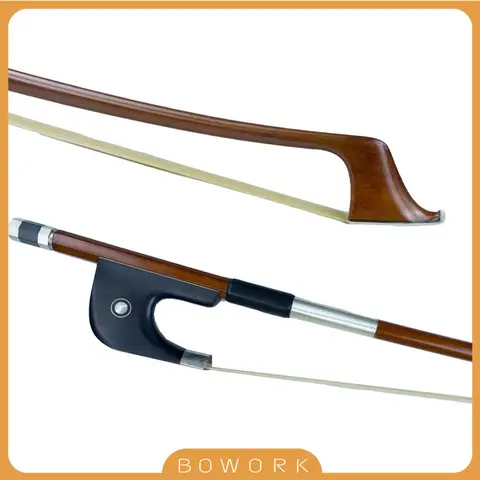 4/4 Double Bass Bow Mongolian HorseHair Germany Style Contrabass Arco Pernambuco Ebony Frog Classic Premium Upright Bass Bow