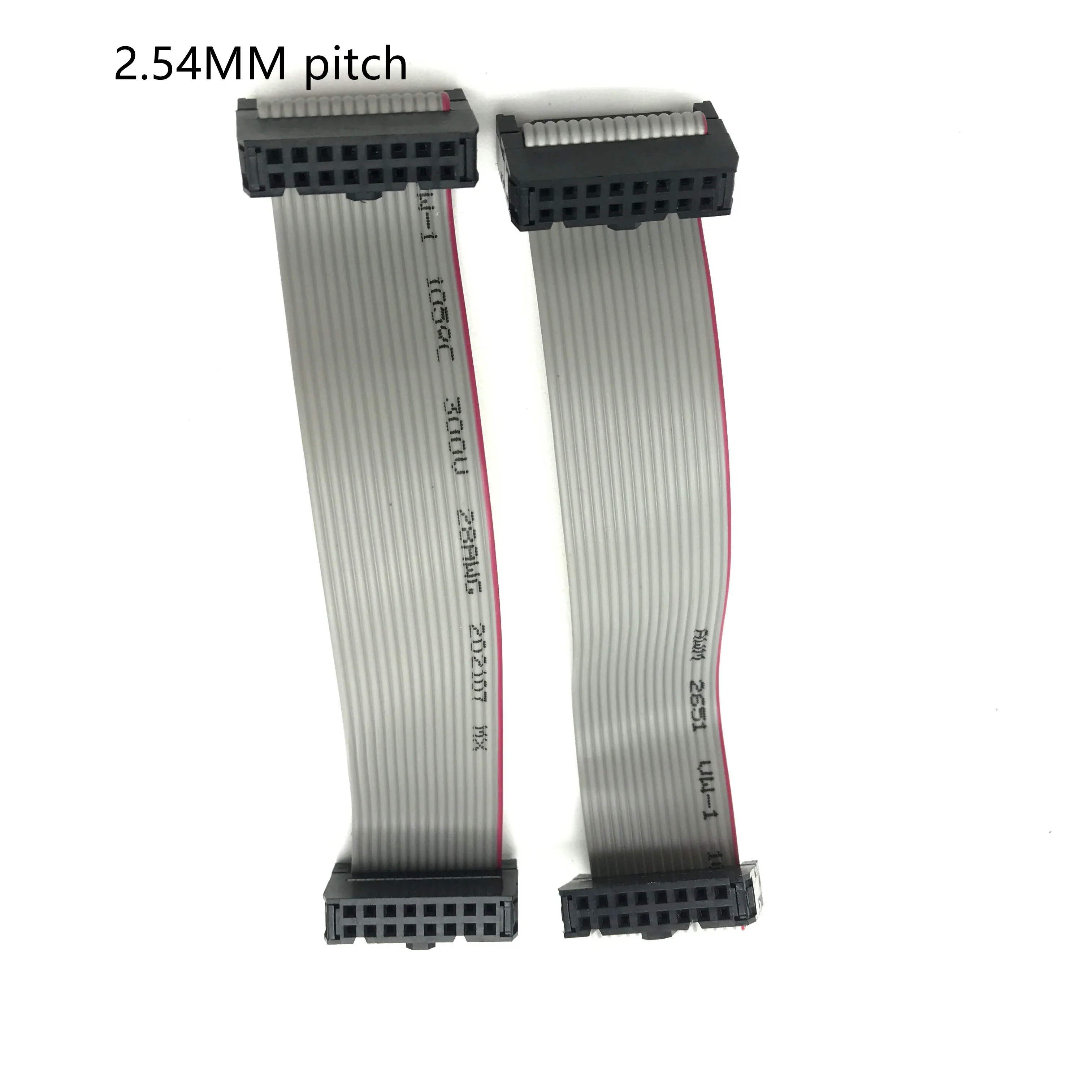 

2.54MM pitch FC-6/8/10/14/16/20/40/50 PIN 30CM JTAG ISP DOWNLOAD CABLE Gray Flat Ribbon Data Cable FOR DC3 IDC BOX HEADER