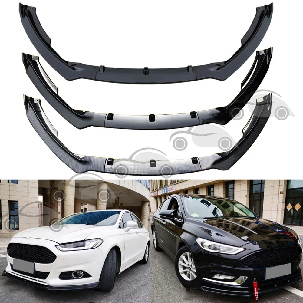 

Front Bumper Lip Spoiler Side Lower Splitters Body For Ford Fusion Mondeo 2013-2016 2017-2018 2019-2021