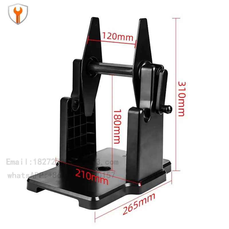 Universal Label Barcode Printer Hand Crank Bracket Thermal Paper Self-Adhesive Washable Label Clothing Tag