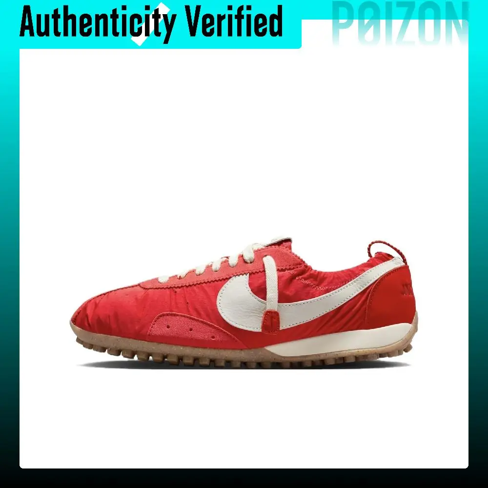 Nike x Jacquemus Soft And Comfortable Low top Casual Shoes Women's Red HV8547-600