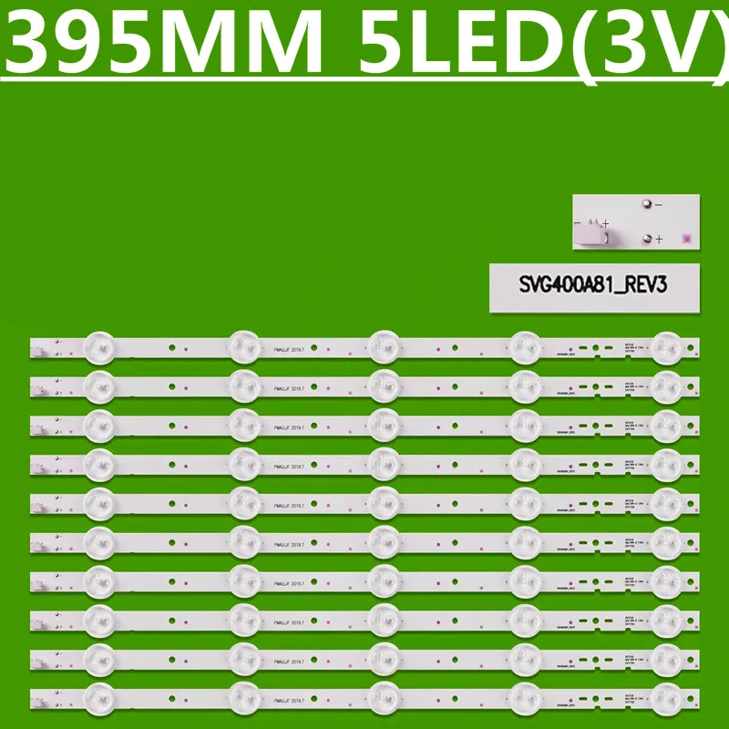 LED Backlight Strip 5 lamps For LED Strip For SVG400A81 KLV-40R470A KLV-40R476A  KLV-40R479A LSY400HM02 A02