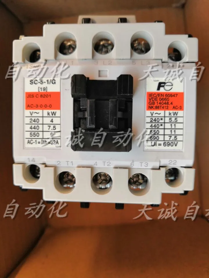 

Imported Fuji Fe Elevator AC/DC Contactor SC-4-1/G SC-5-1/G 19A24V110V220V