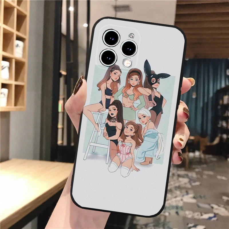 Phone Case For iphone 16 15 14 Pro Max 16 15 14 13 12 Pro 15Plus iphone 11 Singer Pop star Ariana grande Shell