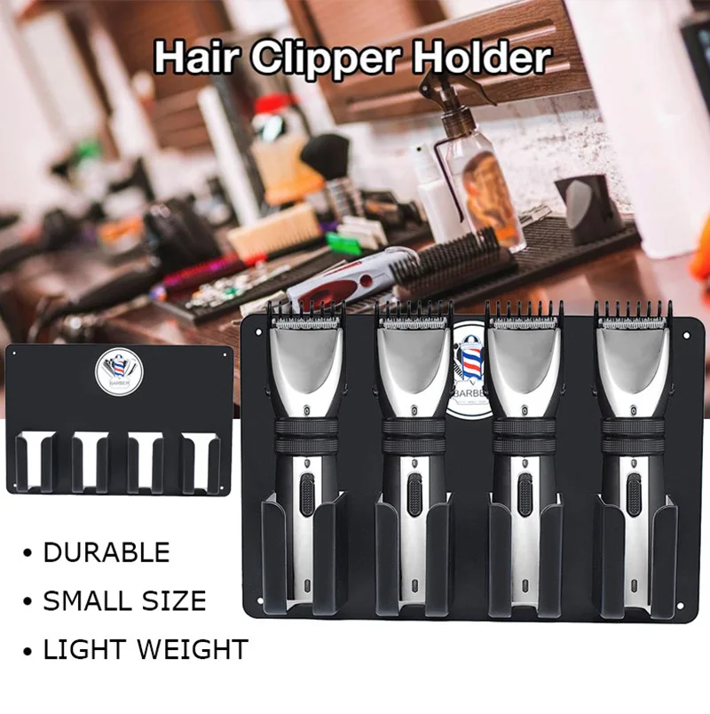 Barbershop Accessory Electric Hair Cutter Stand Barber Station Hair Trimmer Shaver Holder Resist Heat Hair Cutting Machine Stand