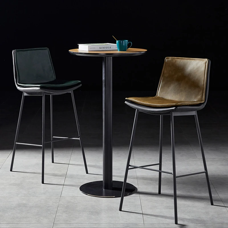 

Nordic Outdoor High Bar Chair Kitchen Luxury Garden Bar Chairs Modern Counter Taburetes De Bar Restaurant Furniture