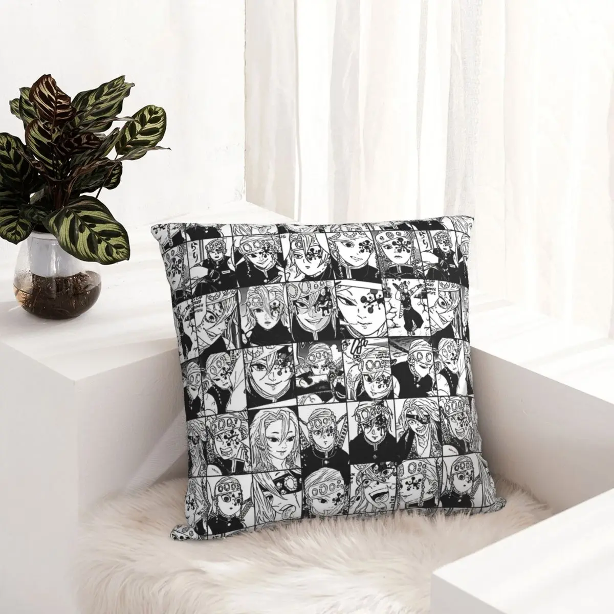 

Kimetsu No Yaiba,Tengen Uzui pillowcase printed cushion cover sofa waist pillow pillow cover