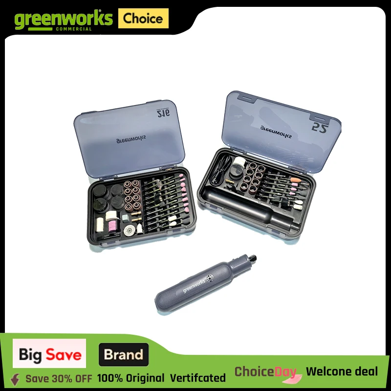 greenworks-mini-ensemble-de-meuleuse-electrique-kit-52-pieces-216-accessoires-outil-au-lithium-a-vitesse-variable-sans-fil-pour-le-meulage
