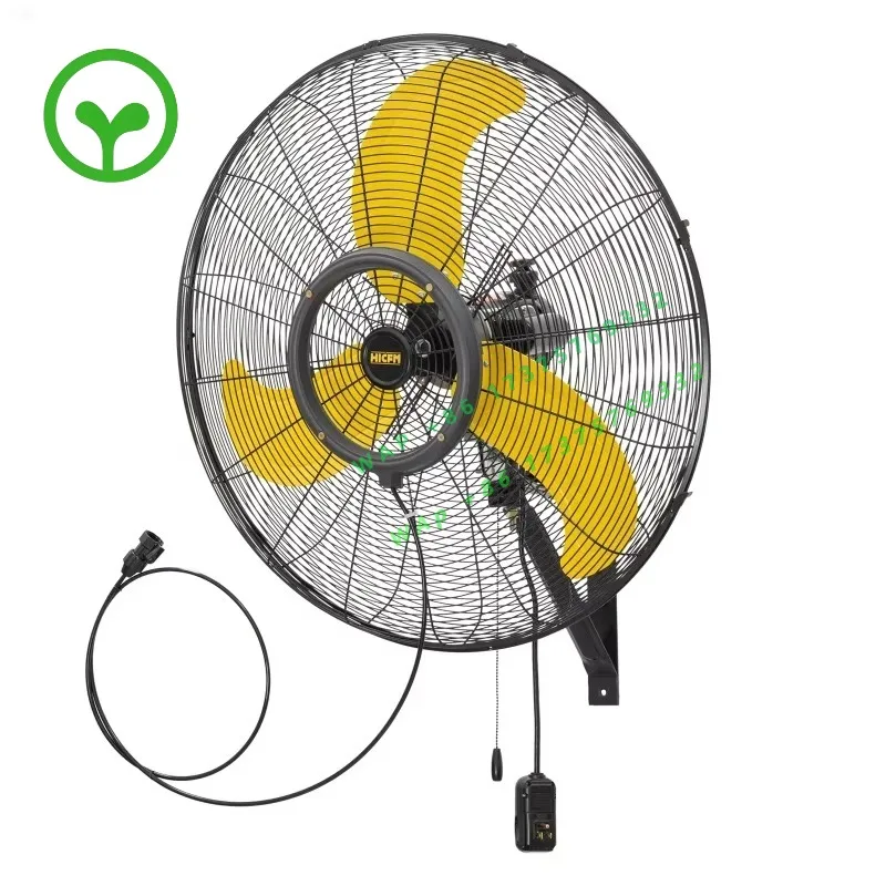 【Brand New】 Hot Selling 30 Inch Atomized Outdoor Oscillating Windproof Wall Mounted Fan, 3-speed High-speed Powerful Wall Mounte