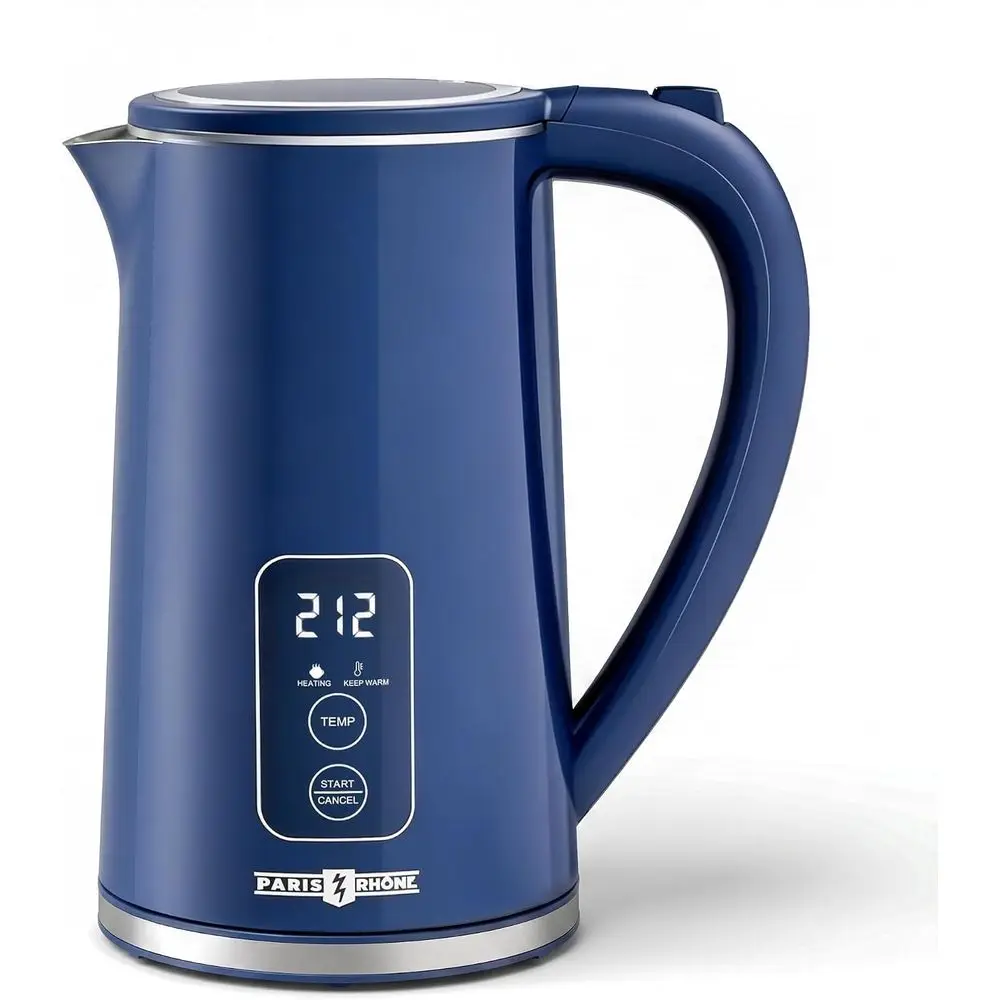 Electric Kettle Temperature Control, 1.7L Large Electric Tea Kettle, 4H Keep Warm Hot Water Boiler with 6 Presets, LED Sn Electr