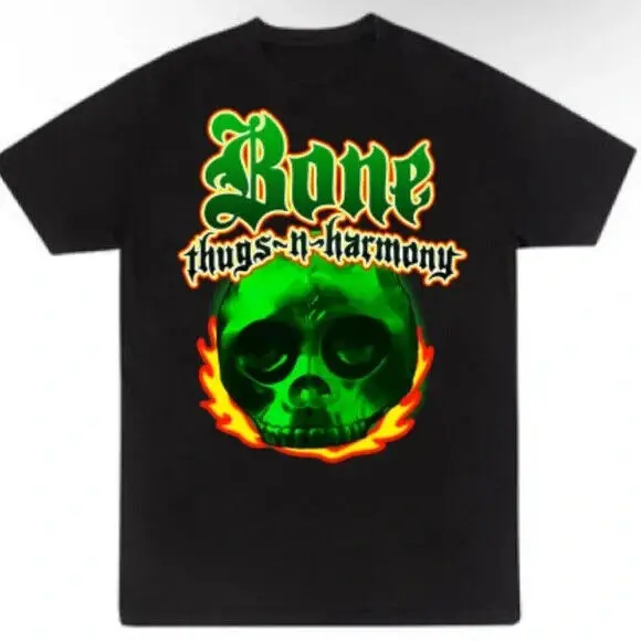 

Bone Thugs N Harmony Green Skull T Shirt Art of War Tee S-5XL New 2023