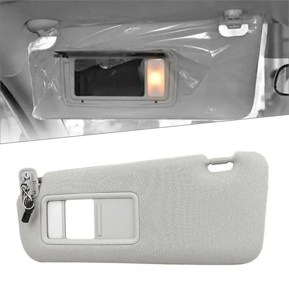 Car Interior Front SunVisor Panel With Makeup Mirror Light Sun Visor For Mazda CX-9 2010~2015 OEM# TDY1-69-320, TD11-69-320D-75
