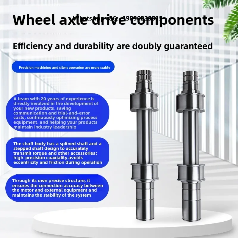 Factory Custom Wheel and Axle Drive Components Stainless Steel Axle Transmission Shafts for Car Vessel