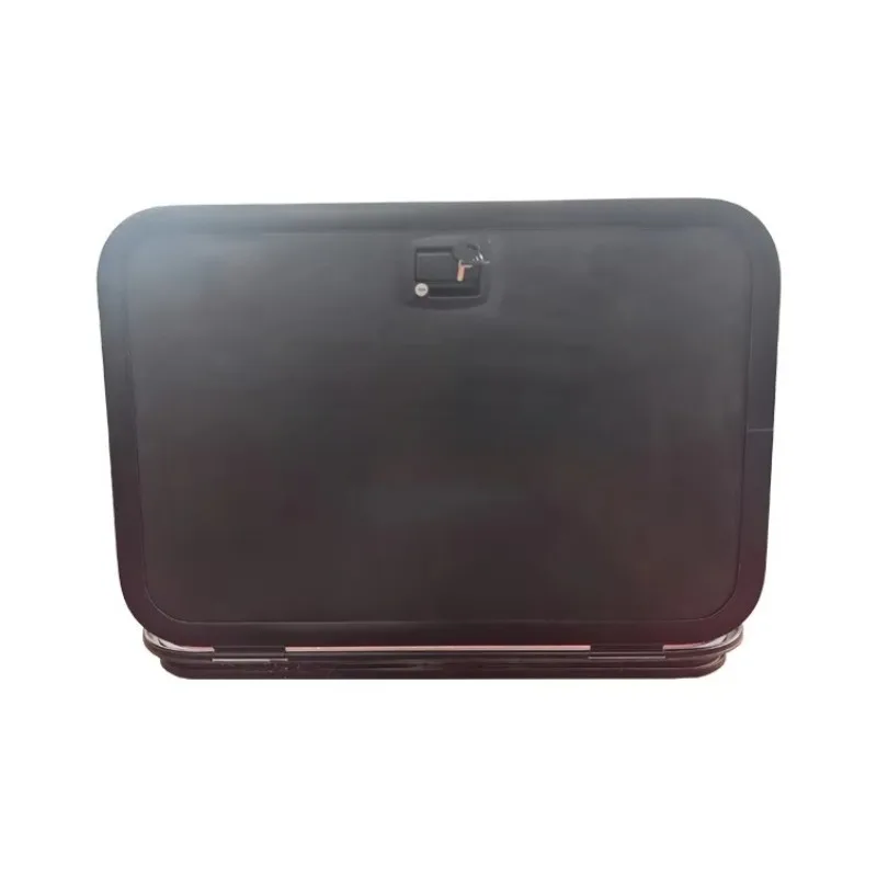 Custom Black Hatch Door Compartment Storage Door for RV Caravan Trailer Camping Car 700X900mm