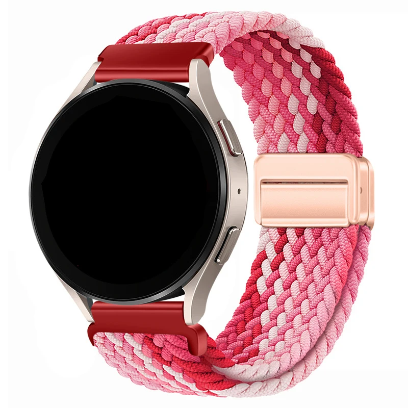 حلقة مضفرة 18/20/22 لـ Garmin venu/3/3s/Foreunner 265S/265/645 سوار معصم مرن مشبك مغناطيسي للغارمين vivomove3 #6