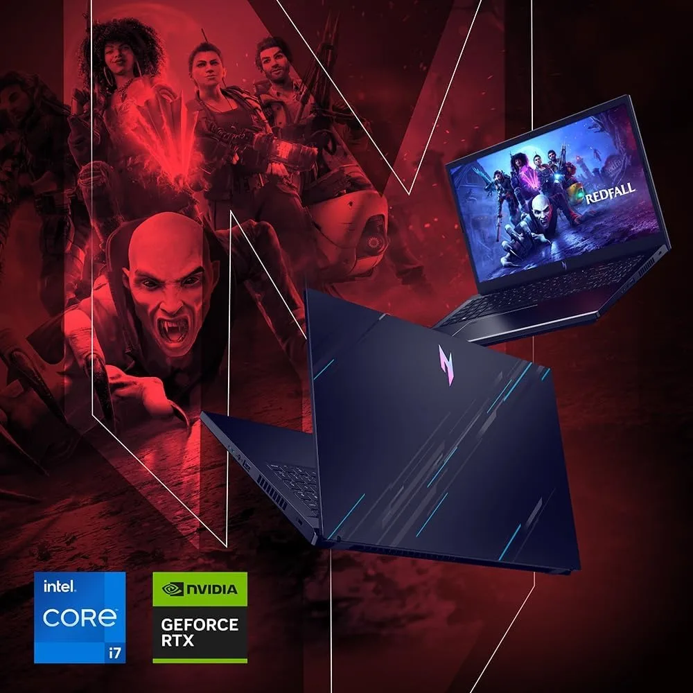 كمبيوتر محمول Nitro V للألعاب معالج Intel Core i7-13620H NVIDIA GeForce RTX 4050 وحدة معالجة الرسومات للكمبيوتر المحمول 15.6 بوصة FHD IPS 144 هرتز Display1