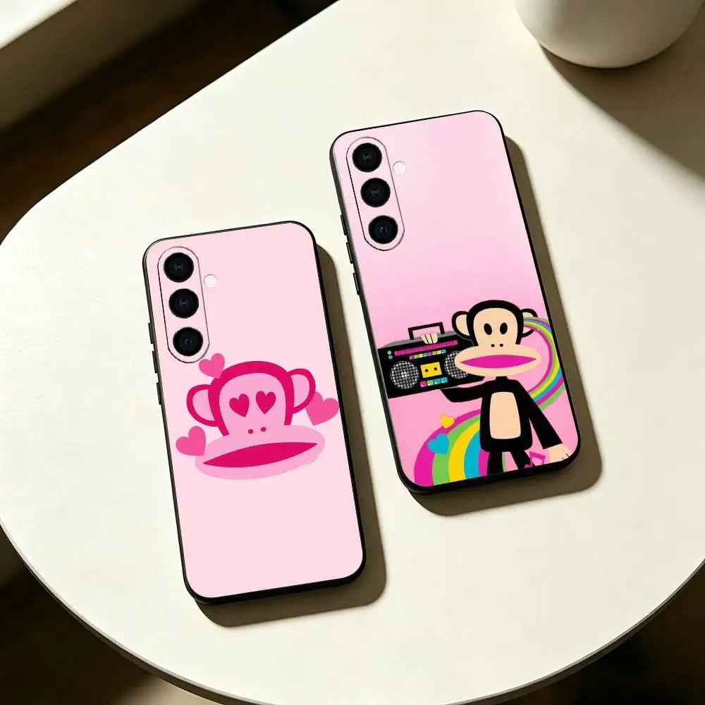 CUTE Fashion D-pauls-frank-s Phone Case For Samsung Galaxy A73,A72,A71,A70,A53,A52,A51,Soft Silicone Black Cover