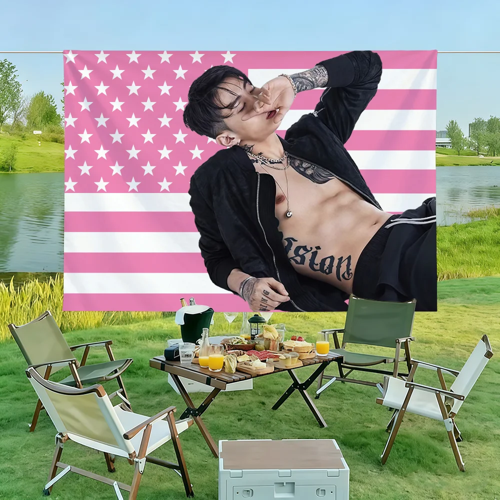 American Rapper J-Jay P-Park Flag Wall Decorations Home Decor Suitable For Living Rooms Bedrooms Dormitories Parties Holidays