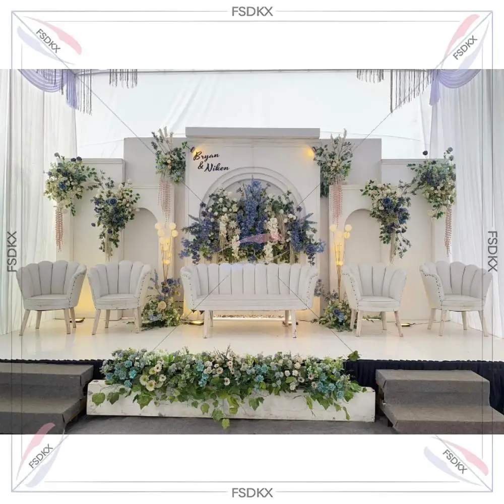 

New Arrivals Big Geometric Rectangular Wedding Backdrop Birthday Wedding Party Background Frame P