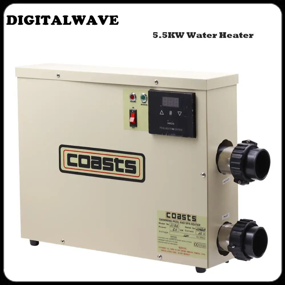 

5.5KW Water Heater for Swimming Pool & bathtube Thermostat 220v/380v Brand New