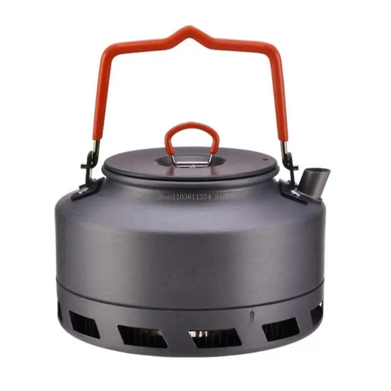  Portable Teapot Aluminum Alloys Camp Coffee Pot Outdoor Hiking Water Boilers