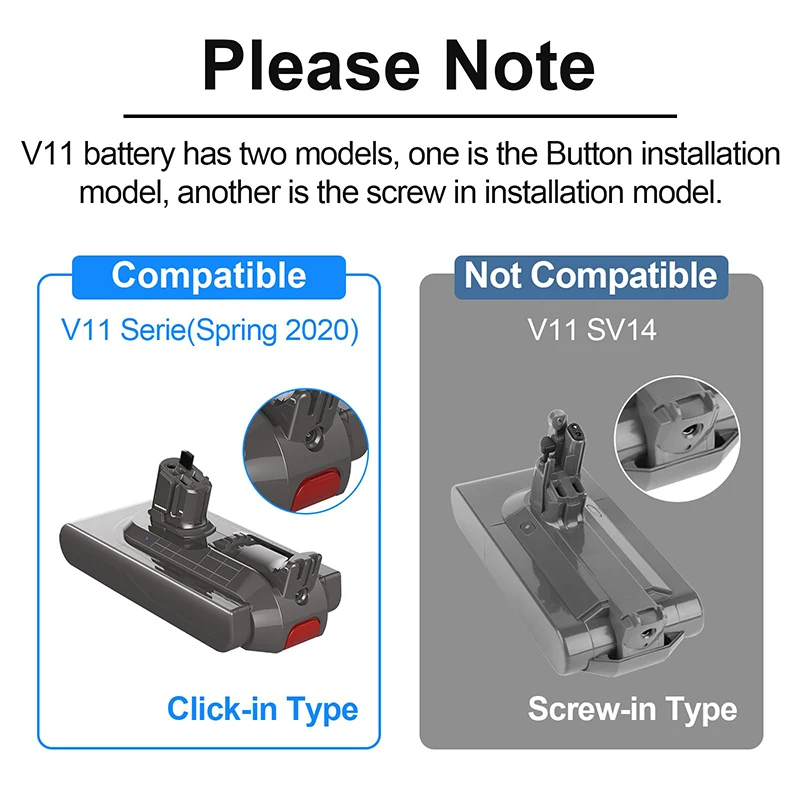 6.8Ah/9.8Ah 25.2V 6800mAh لبطارية دايسون V11 بطارية قابلة للشحن لدايسون SV14 SV15 المطلق رقيق الإعصار مكنسة كهربائية