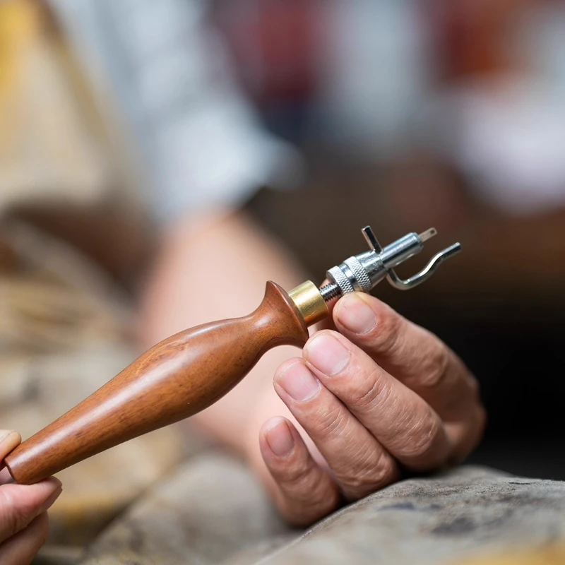 1.6 Knife Heads Leather Trimming Tools Handmade DIY Leather Shoes Craft Item Trimming Positioning Auxiliary Line Marking Tools