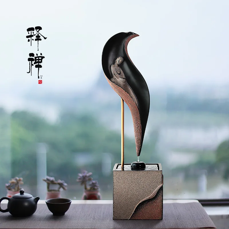 

Zen flowing water ornament living room desktop tea table Chinese creativity