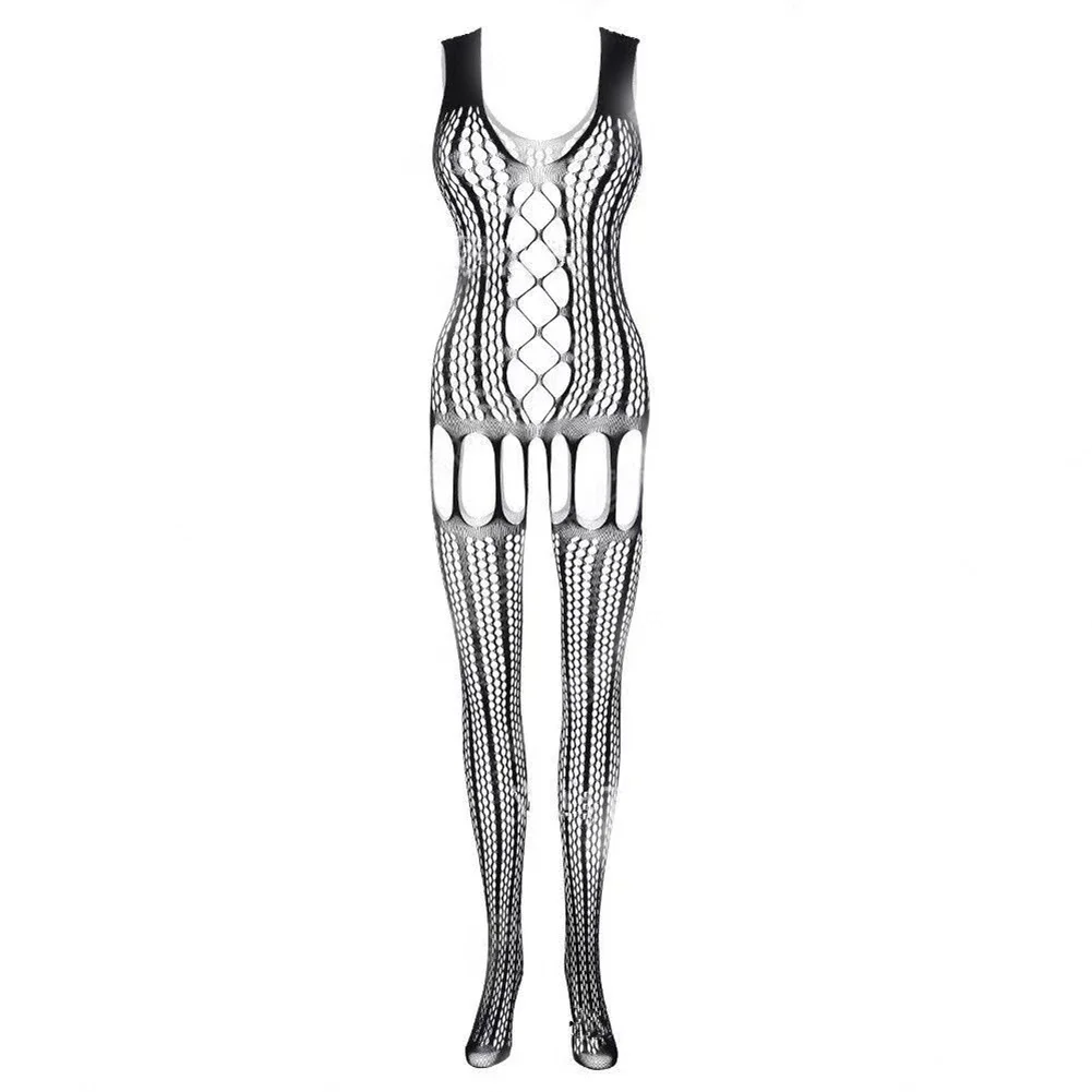 

Men Hollow Out Fishnet Full Bodysuits Sissy Ultra-Thin Jumpsuit Sissy Bodystocking Sexy Lingerie See Through Lounge Soft Pajama