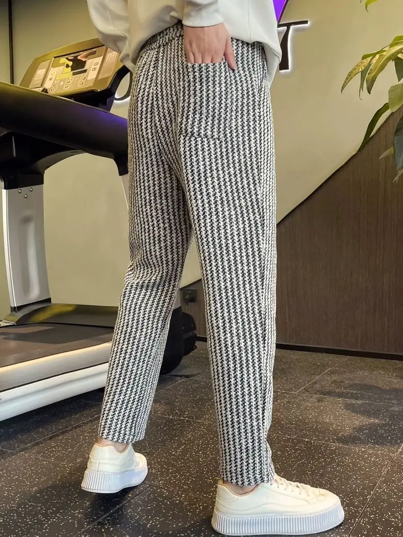 

Slim Fit Male Trousers Big Size Clothes Designer Low Price Stylish Vintage High Quality Plus Y2k Korean Style Men's Casual Pants