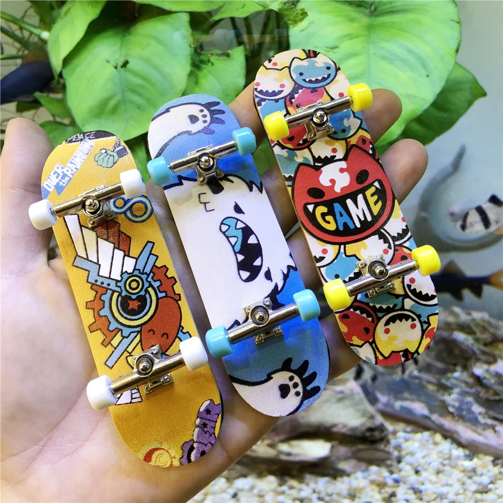 SK8 the Infinity Finger Board Maple Wood Keychain Langa Reki Miya Skateboard Grip Tape Sheet Cosplay Props Pendant Gift