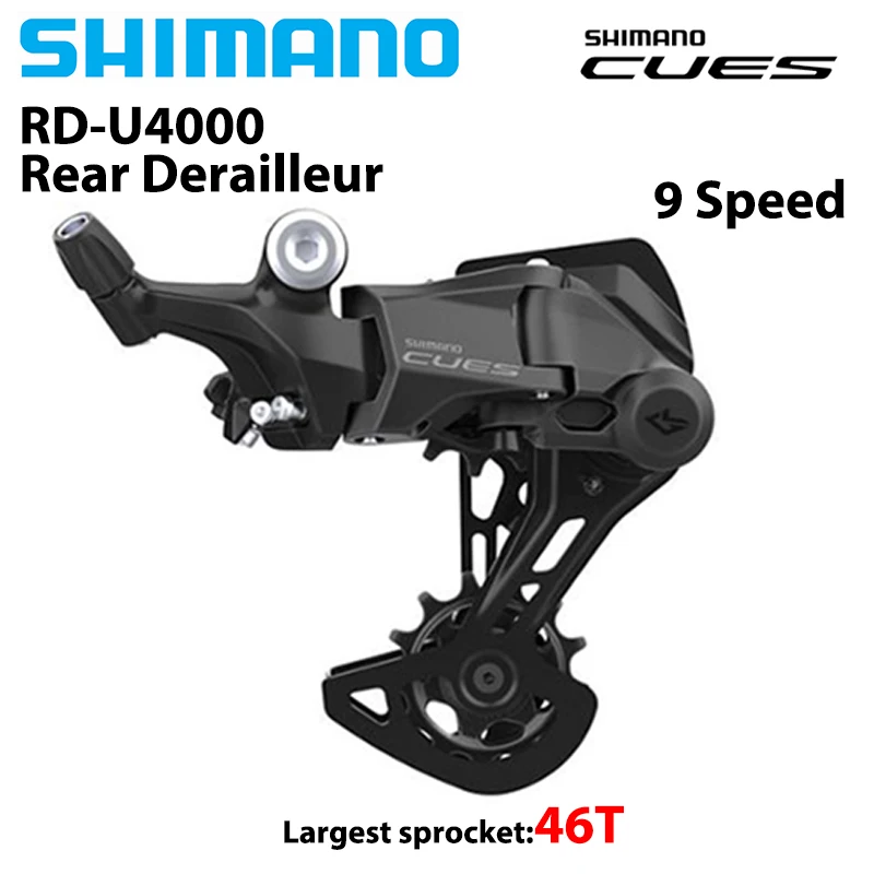 SHIMANO CUES U4000 9Speed SL-U4000-9R RAPIDFIRE PLUS Shifter Clamp Band RD-U4000 U3020 U4020 SHADOW RD Rear Derailleur 9S 9V image 3