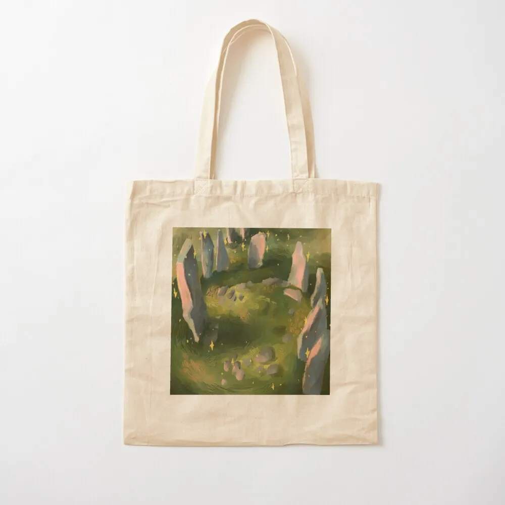 stone circle print Tote Bag canvas bags hand bag shopper bag women canvas