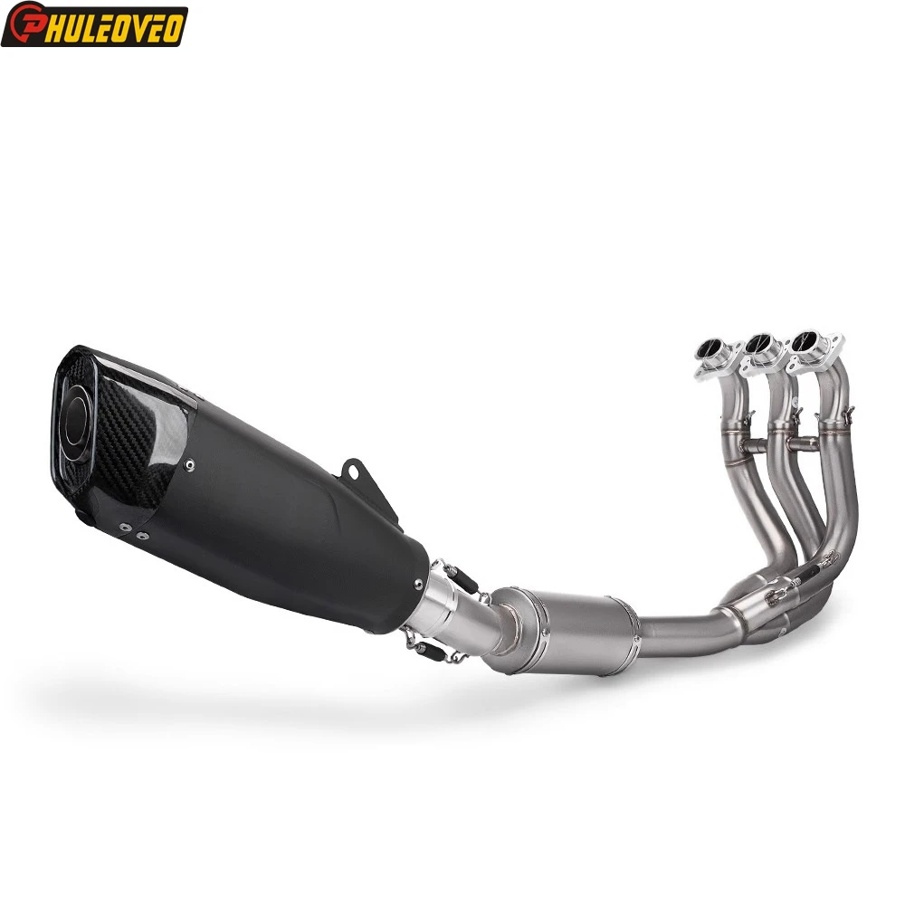 

Для Triumph Trident 660 2021-2024 для Triumph Tiger Sport 660 2022-2024, выхлопная система мотоцикла, глушитель с полной системой