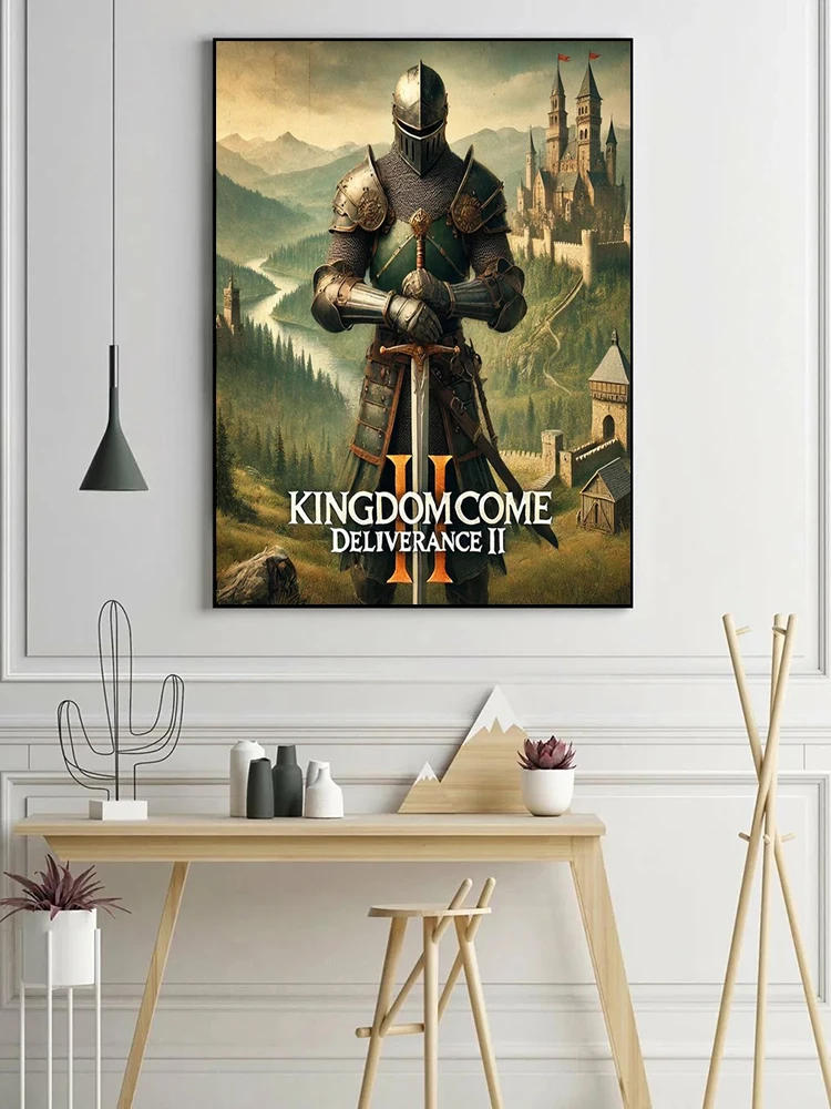 

Decorative Wall Frames Game Kingdom Come Deliverance 2 Anime Poster Home and Decoration Living Room Art Mural Interior Paintings
