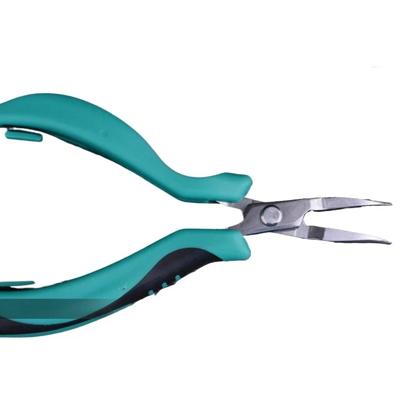 

Stainless steel toothless curved pliers, mini curved pliers 5 inch PM-396I