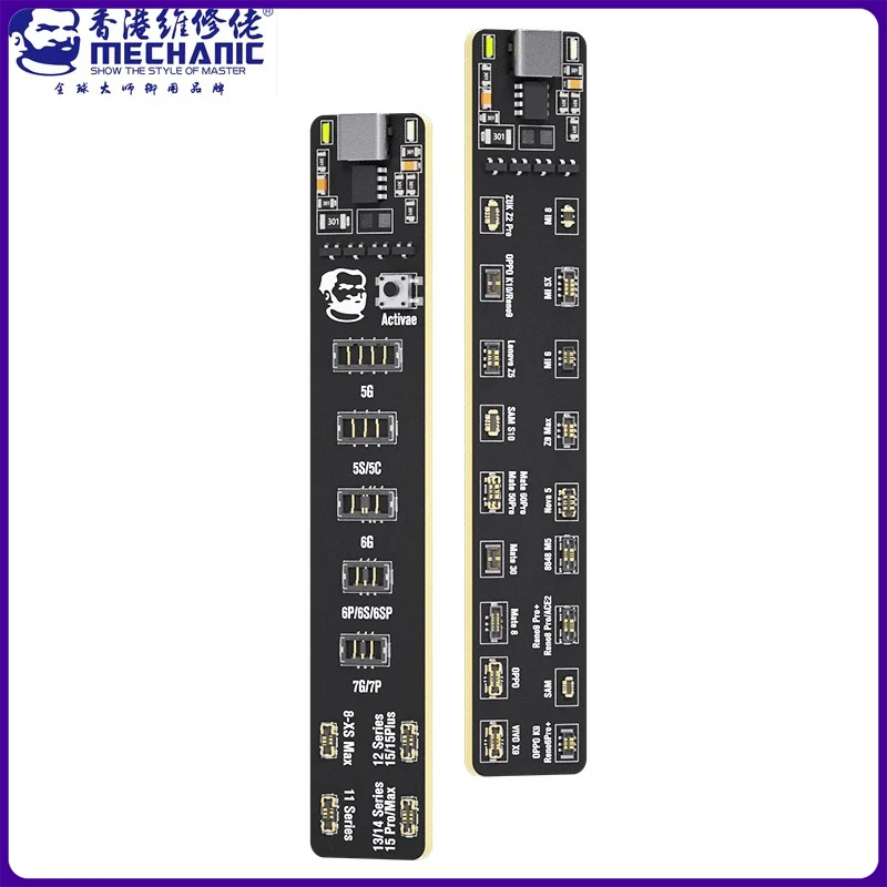 Placa de Detecção de Carga Rápida Mecânico Painel Ativo da Bateria Iphone 515 Pro Max Samsung Ativação do Telefone Android F009 F018