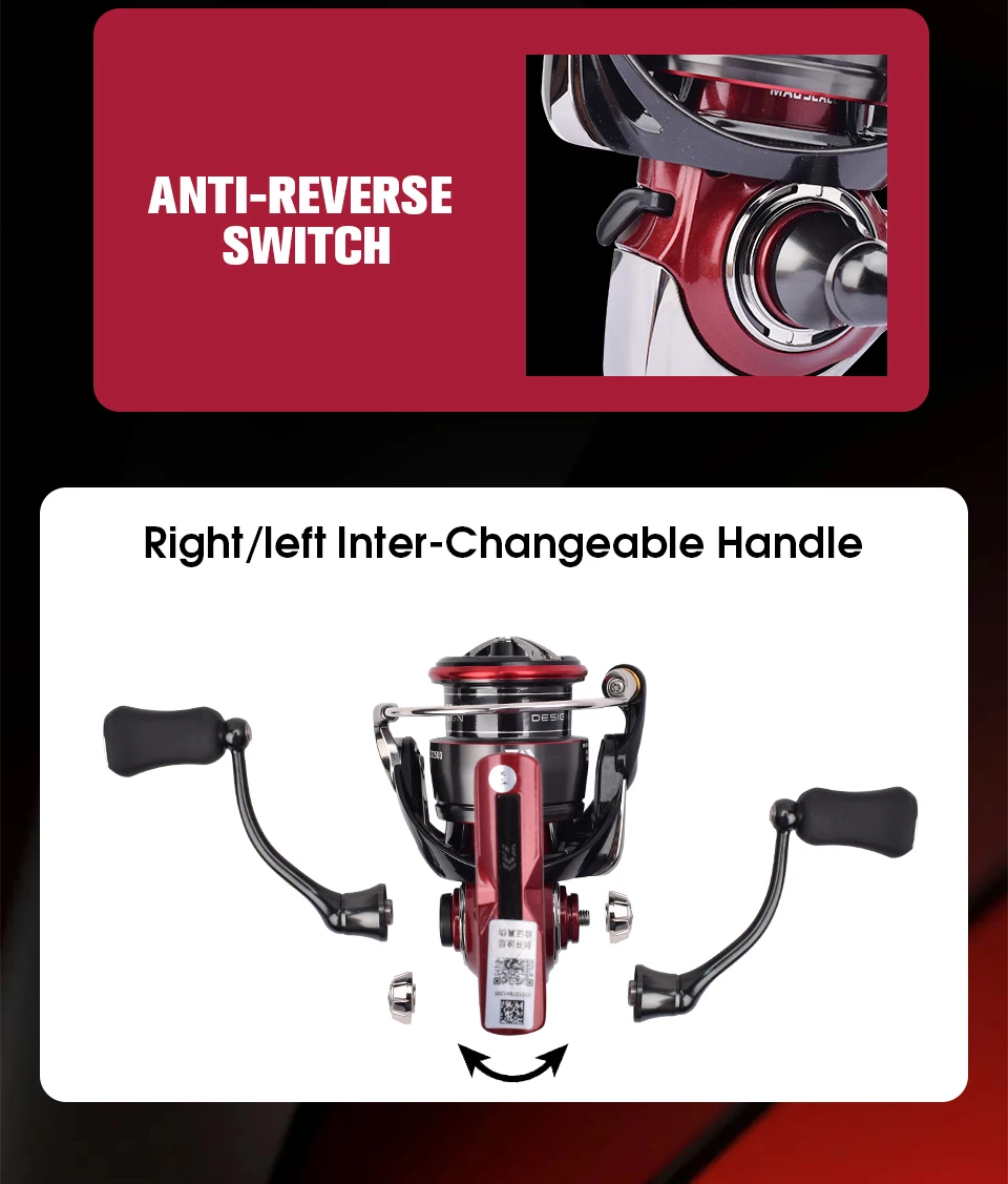 2025 Original DAIWA Angelspinnrolle FUEGO CS LT 1000-6000 Angelrollen 5 kg/10 kg/12 kg Leistung 5,3:1/6,2:1 Meerwasserrollen – Detail 10