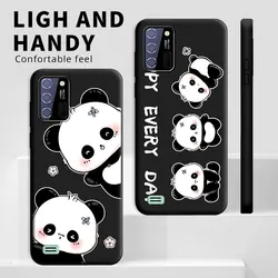 Per Oukitel C25 C31 C32 custodia Cartoon Panda Flower coppia custodia morbida in Silicone antiurto per Oukitel C 25 c31 c32 Cover posteriore