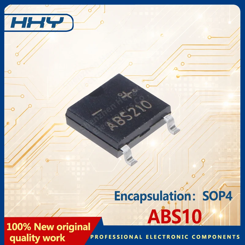 hxyx10PCS ABS10 1A1000V Rectifier Bridge Stack SOP-4 Package for Electronic Components Market