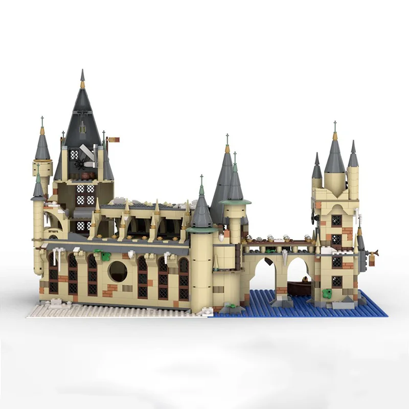 1448 قطعة MOC الشتاء قرية Ch Teau نموذج ألعاب مكعبات البناء الهدايا المعمارية هدايا عيد الميلاد لتقوم بها بنفسك الإبداعية الطوب الاطفال عيد ميلاد