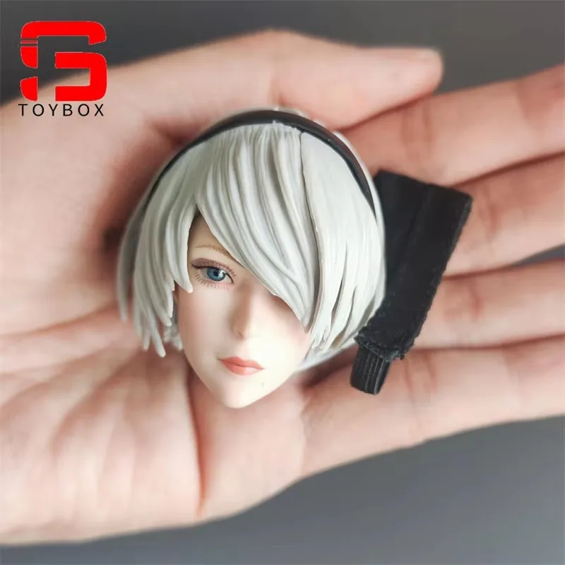 سوبر داك SET026 1/6 الجمال 2B رئيس نحت نحت نموذج صالح 12 "TBL PH شاحب أنثى عمل الشكل الجسم