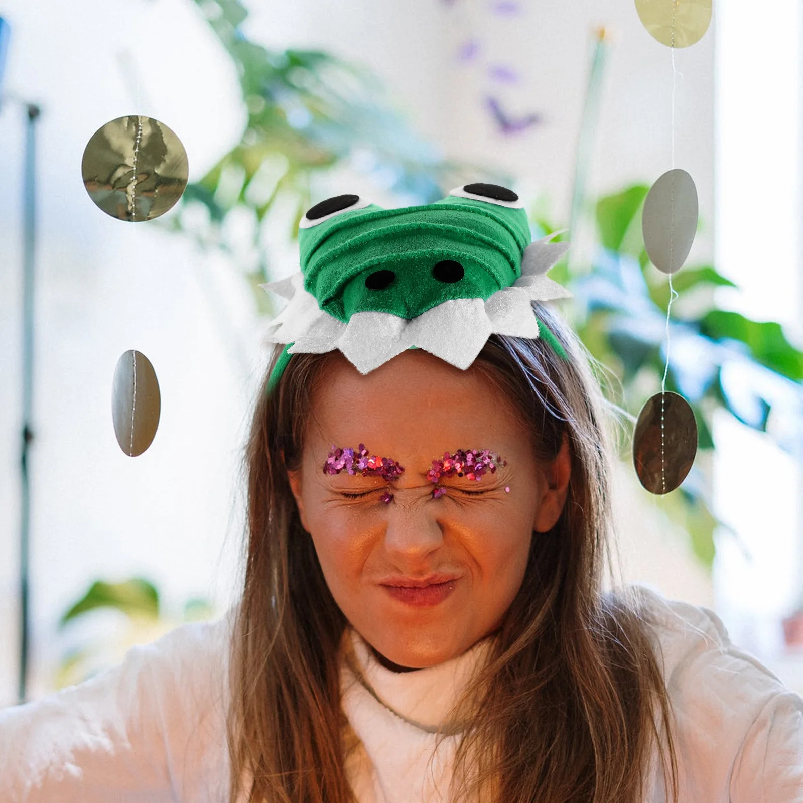 

Theme Headband Fun Face Washing Hairband Lovely Cartoon Headdress for Birthday Party Costume Wear Comfortable Shape